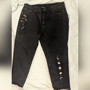 Disturbia embroidered Jeans US14